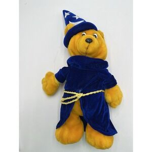 Peek-A-Boo‎ Toys Wizard Teddy Bear Plush 22" Blue Moon Stars Costume Vintage